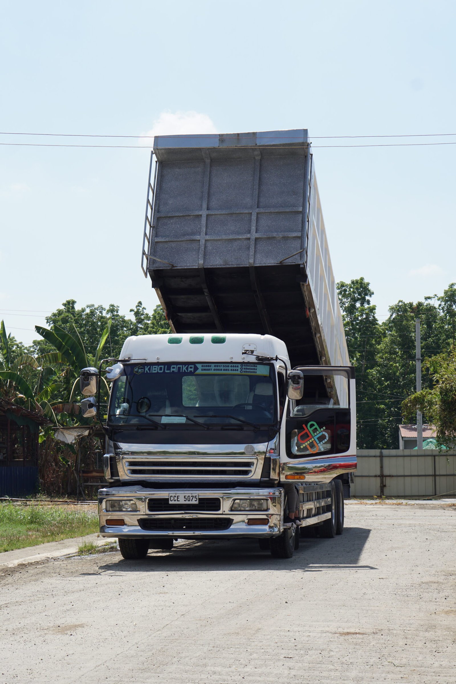 Isuzu and Fuso Dump Trucks – front view
