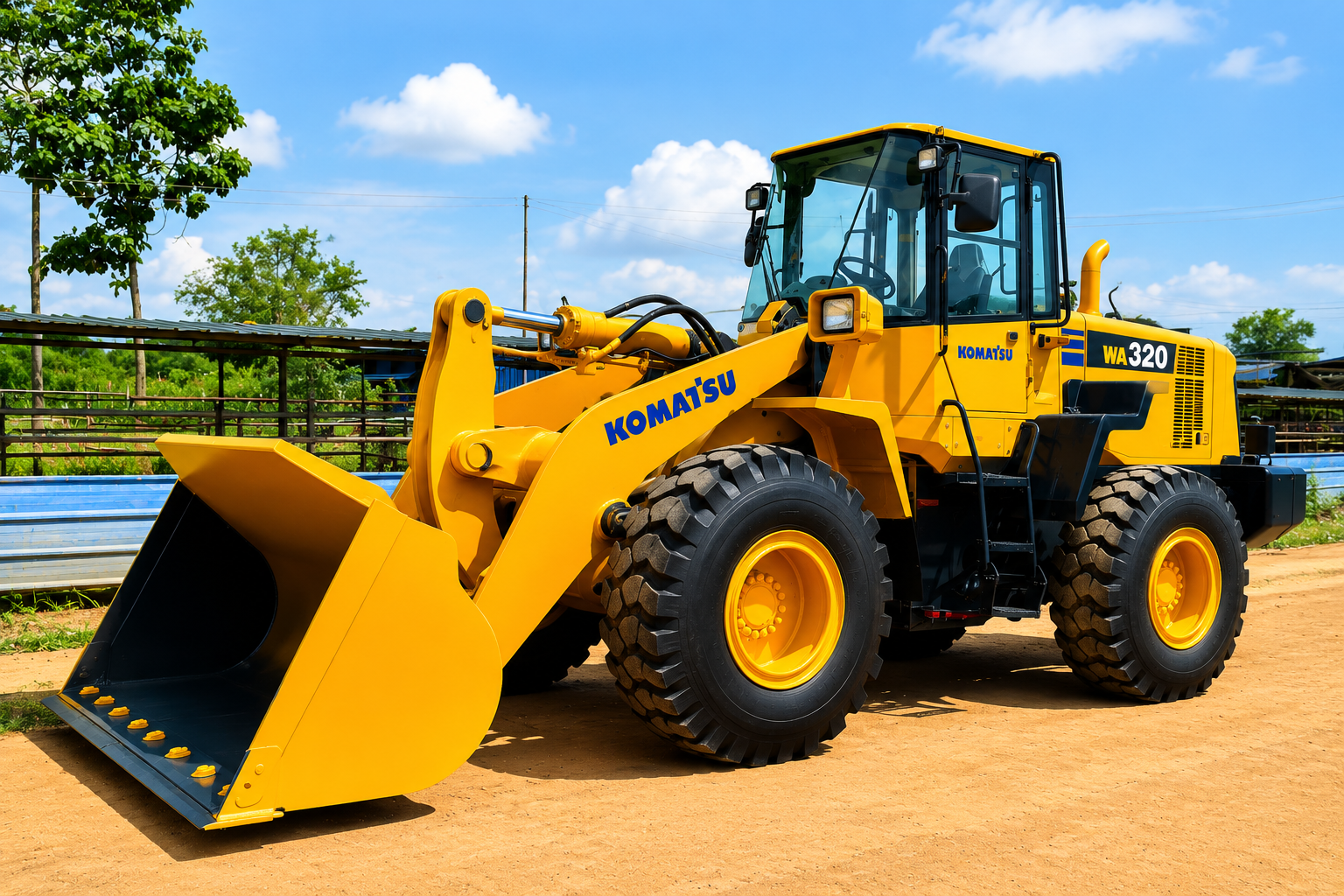 KOMATSU WHEEL LOADER WA320