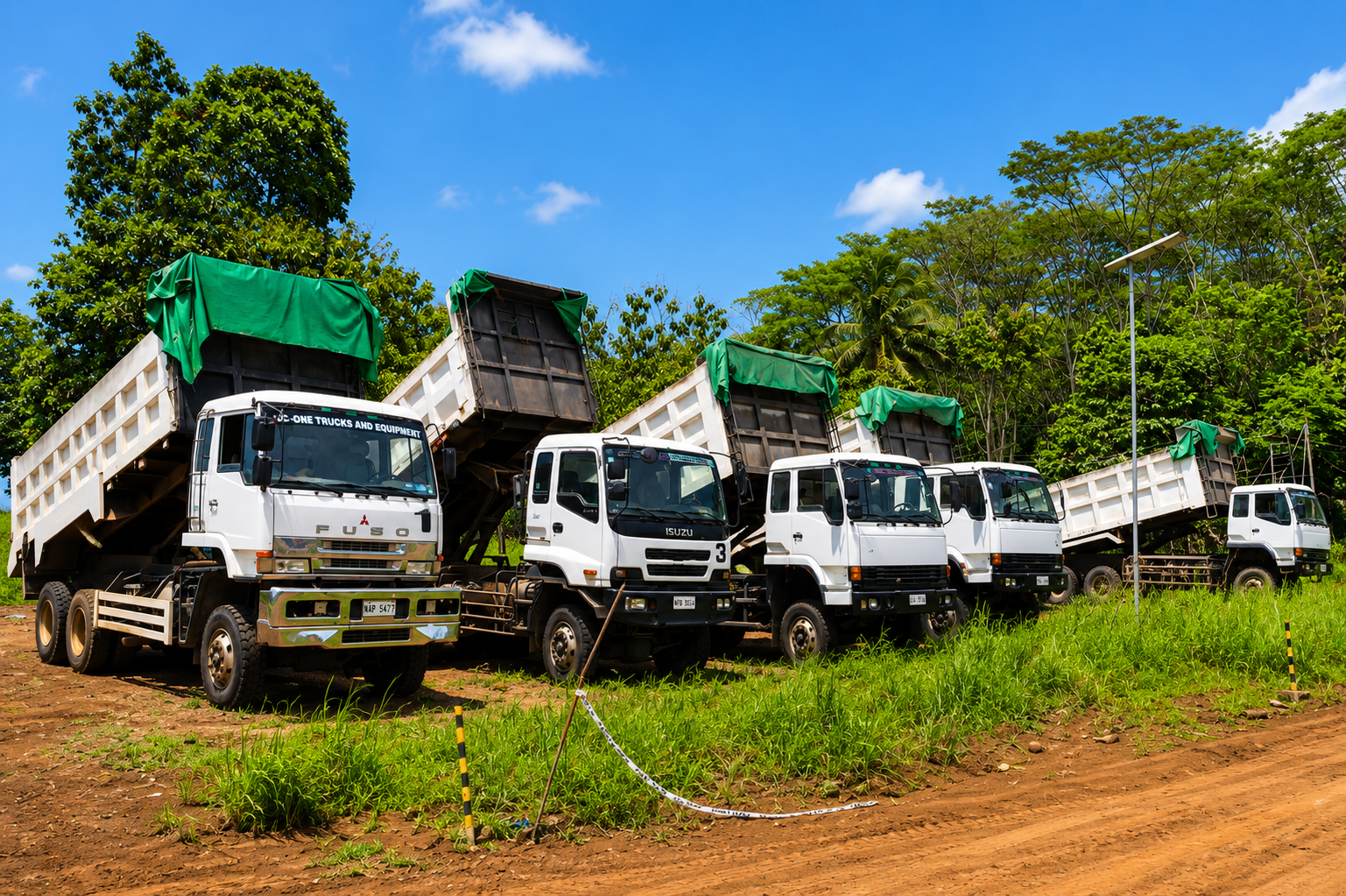 Transportation wing van truck